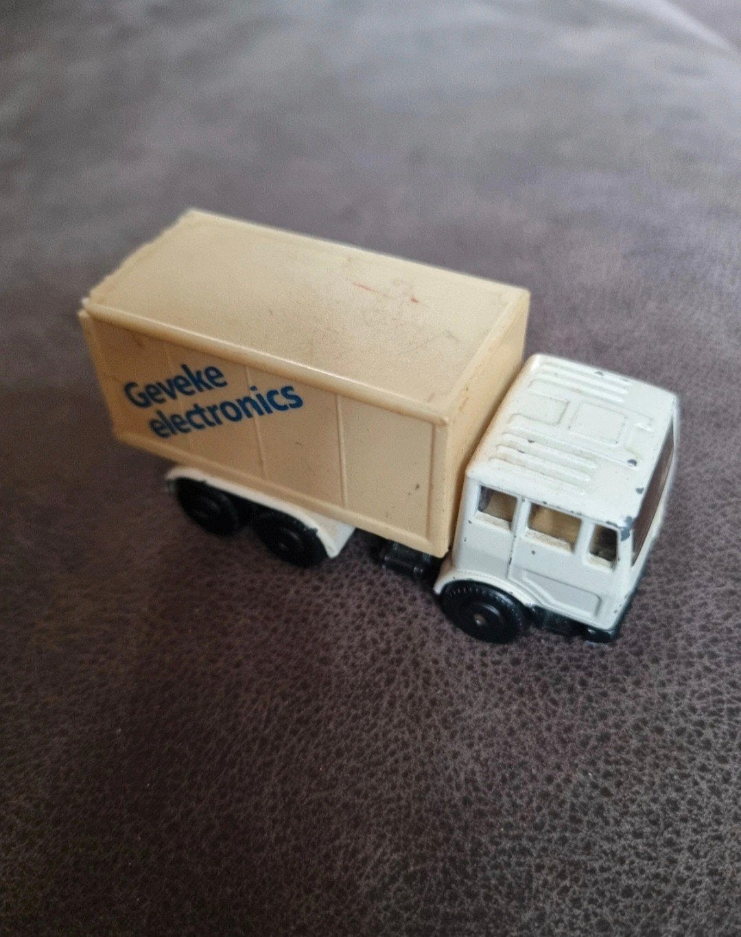 Vintage Efsi vrachtwagentje "Geveke electronics", Ophalen of Verzenden, Gebruikt