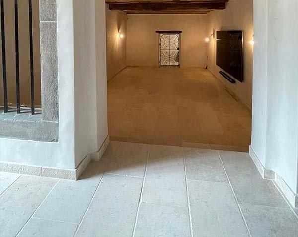FRANSE DALLEN CALCAIRE TEGELS VLOEREN AANBIEDING!!, Ophalen of Verzenden, Nieuw, 75 m² of meer, Overige typen