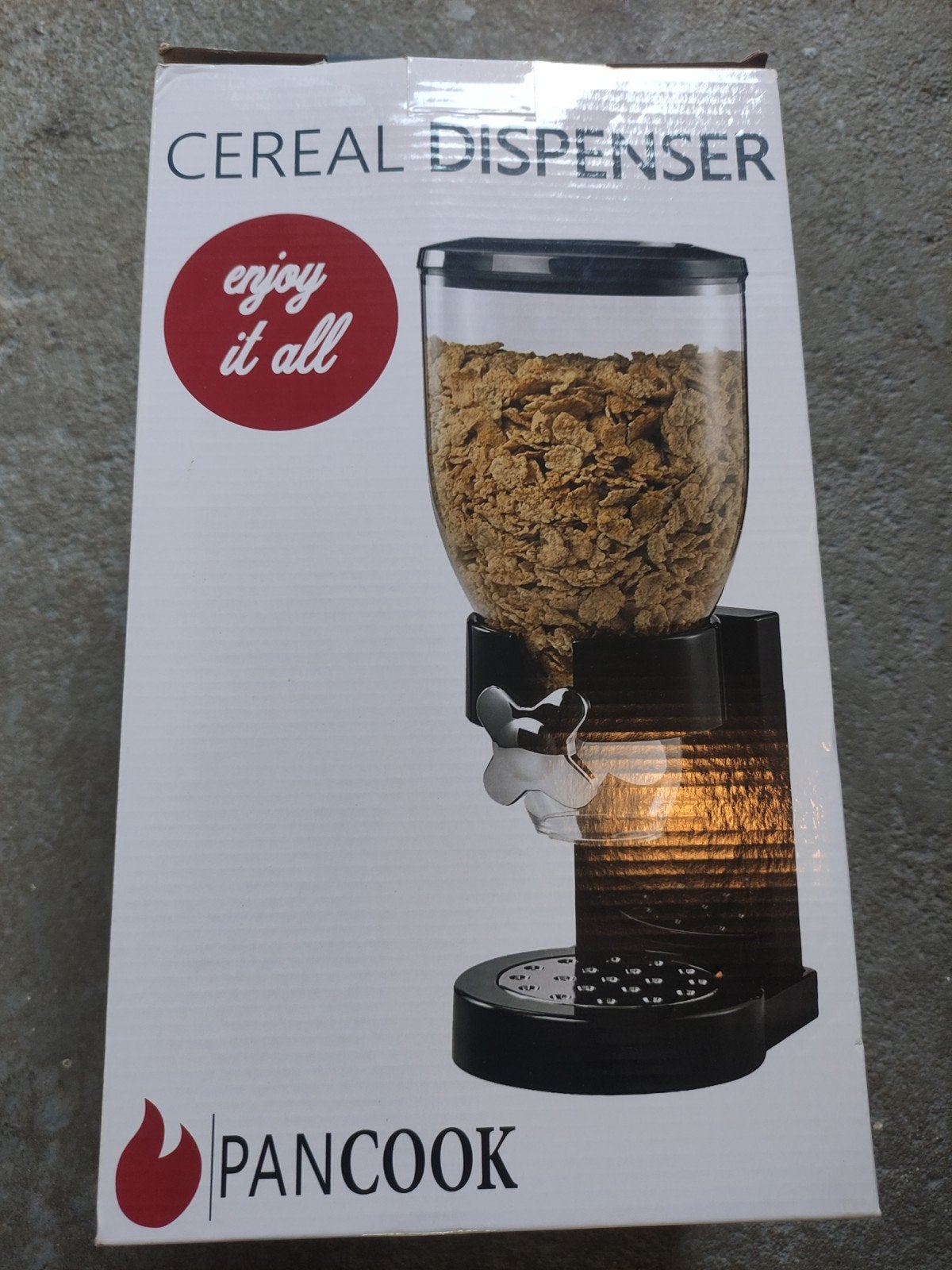Pancook Cereal Dispenser - Handige Opslag voor Granen, Overige typen, Kunststof, Nieuw, Ophalen of Verzenden