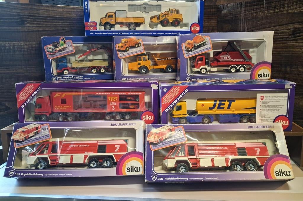 Siku collectie, 10 stuks., Ophalen of Verzenden, Zo goed als nieuw