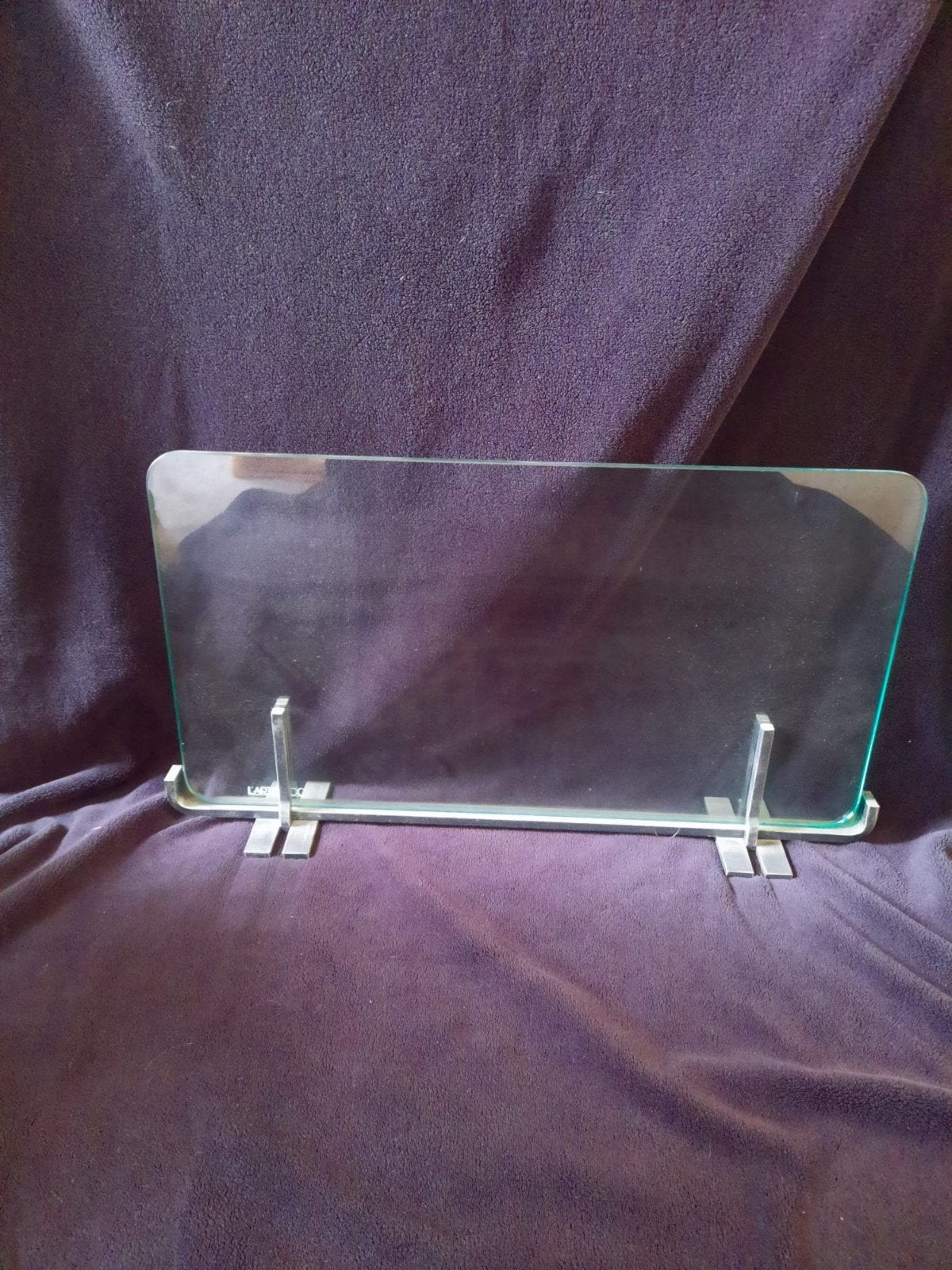 Glazen open haard scherm met accessoires, Ophalen