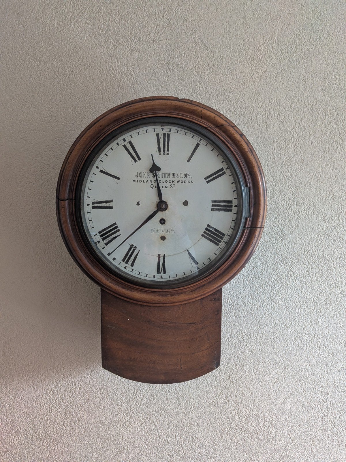 Unieke Antieke Britse Stationsklok – John Smith & Sons, Ophalen