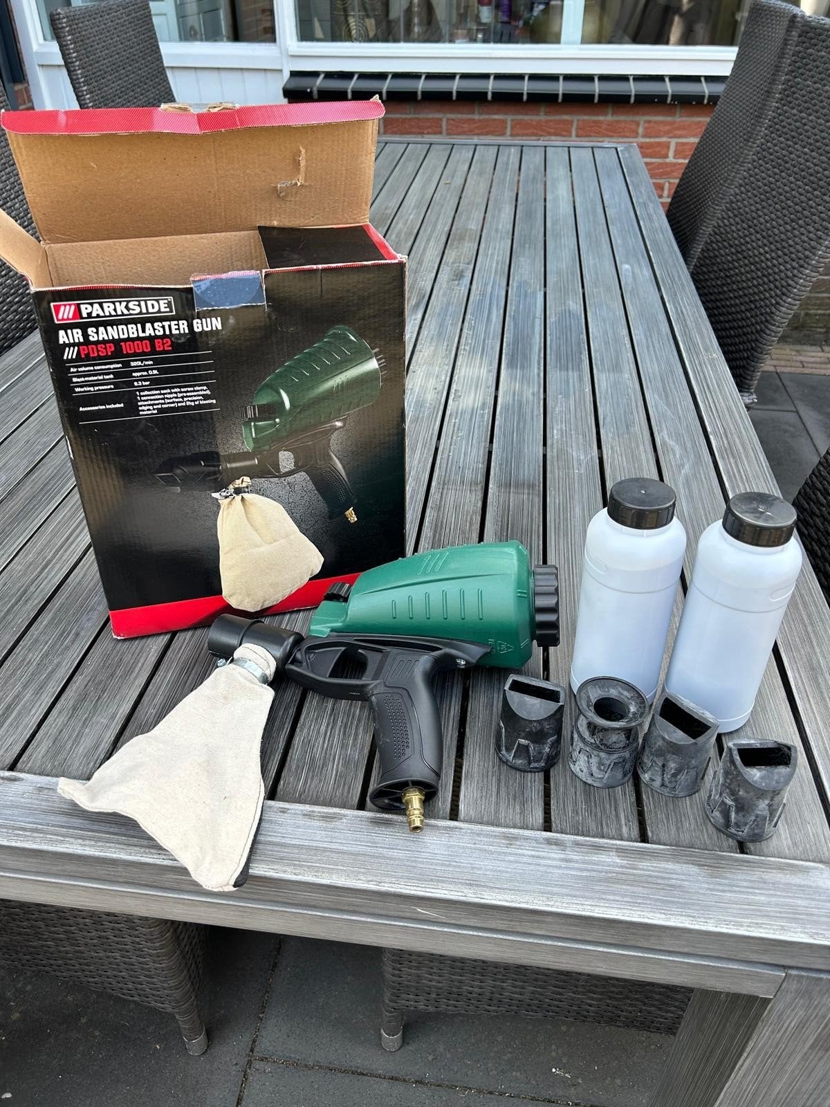 Parkside Air Sandblaster Gun - Zandstraler PSP 1000 B2, Ophalen of Verzenden