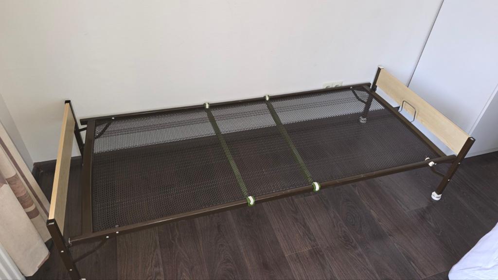 Logeerbed, Ophalen, Gebruikt, Eenpersoons, 80 cm