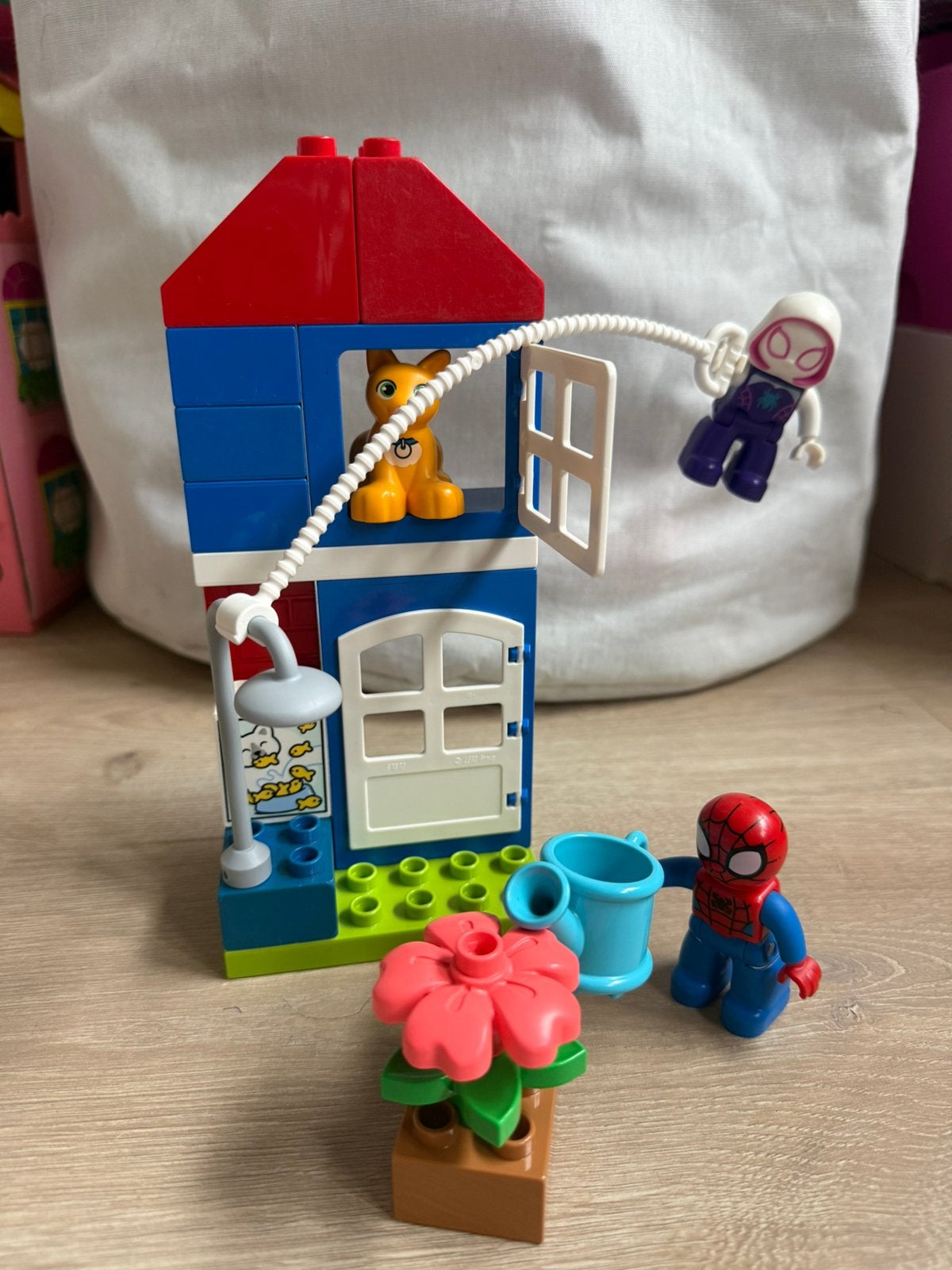 Spidey duplo, Ophalen of Verzenden, Zo goed als nieuw, Poppenhuis