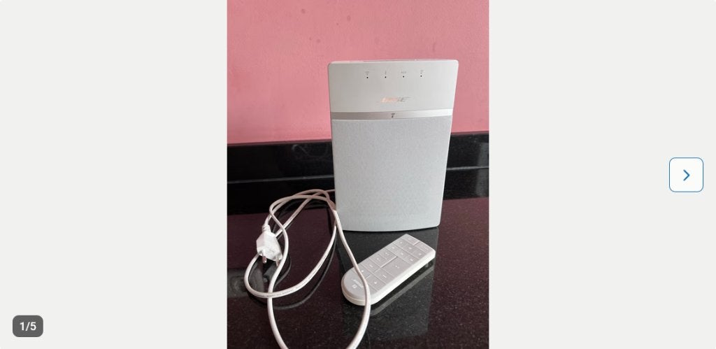 Bose Soundtouch 10 wit met Afstandsbediening., Overige typen, WiFi, Zo goed als nieuw, Minder dan 60 watt