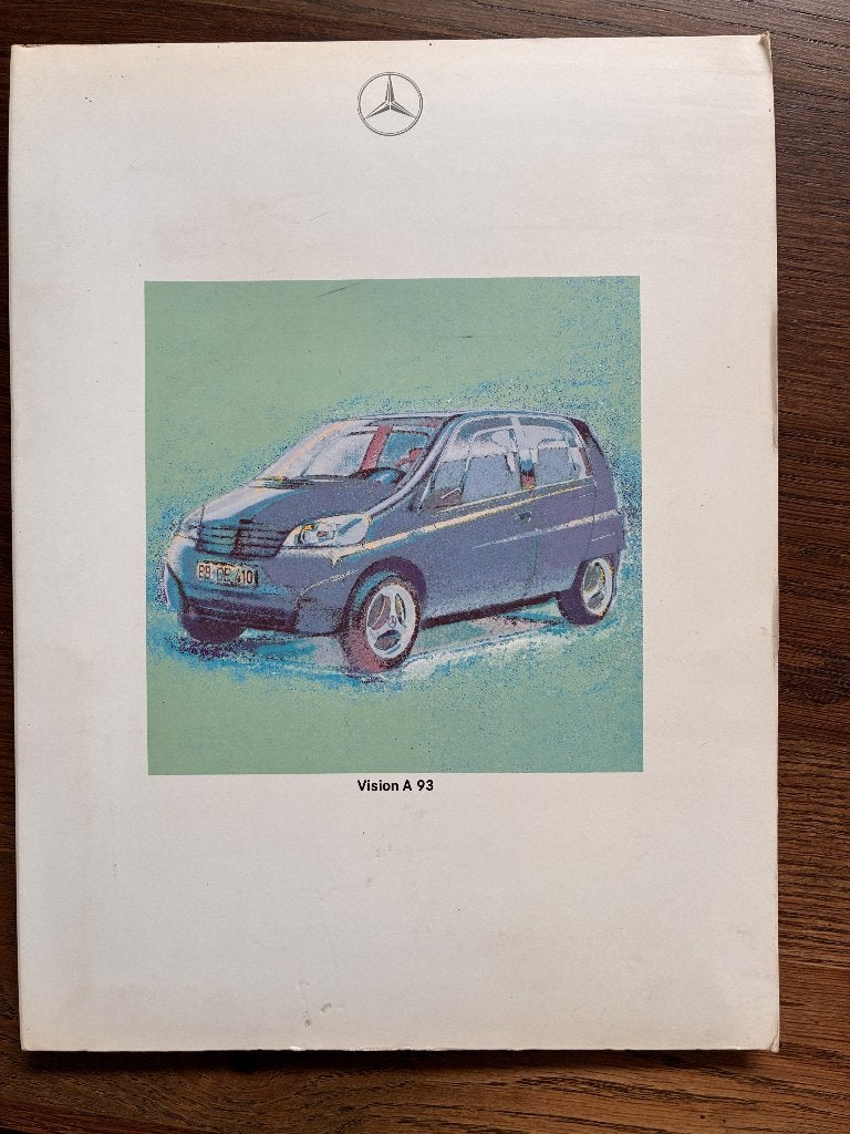 Persmap Mercedes Vision A (A klasse prototype), Boeken, Ophalen of Verzenden, Gelezen, Mercedes