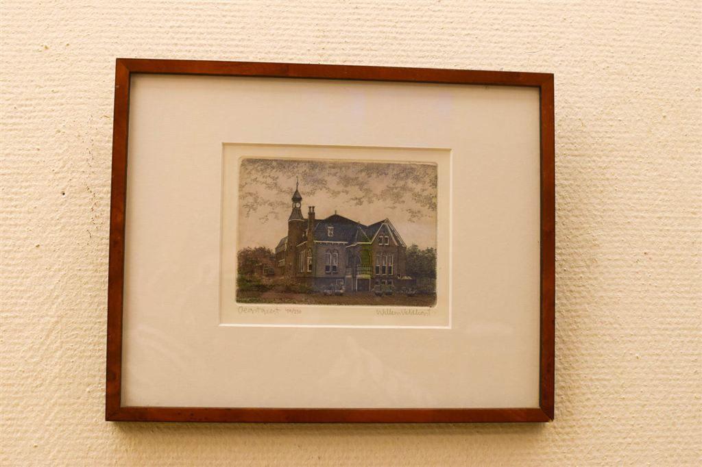 prent van Oegstgeest Willem Veldhorst 30343, Ophalen of Verzenden, Voor 1920, Ongelopen, Zuid-Holland