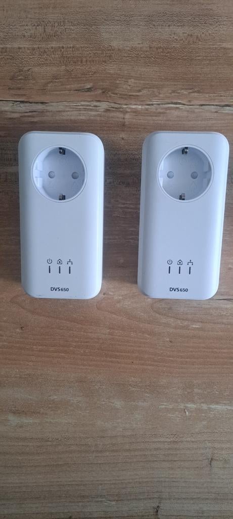 2 DVS 650 Powerline Adapters - Internet via stopcontact, Ophalen of Verzenden, Nieuw