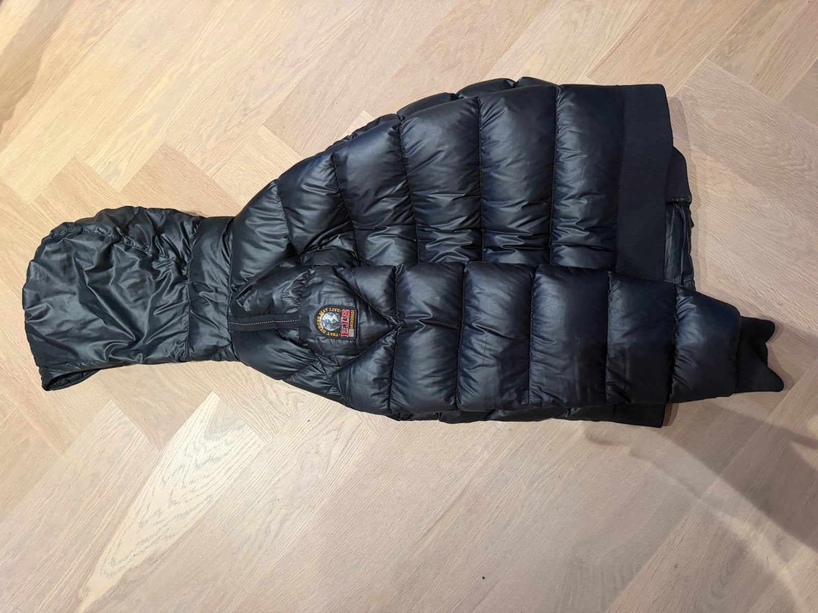 Sheen parajumpers winterjas zwart. Maat s/ 16 jaar, Verzenden, Zo goed als nieuw, Maat 46 (S) of kleiner, Zwart