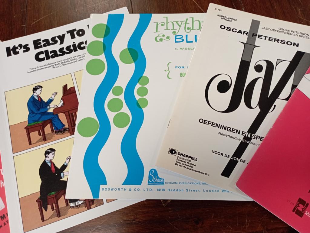 5 x Bladmuziek voor Piano, Muziek en Instrumenten, Bladmuziek, Gebruikt, Klassiek, Ophalen of Verzenden, Artiest of Componist