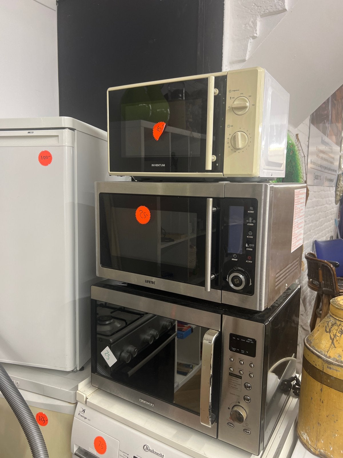 Inventum magnetron, Lifetec magnetron, Daewoo combimagnetron, Witgoed en Apparatuur, Ophalen, Combimagnetron, Gebruikt, Grill
