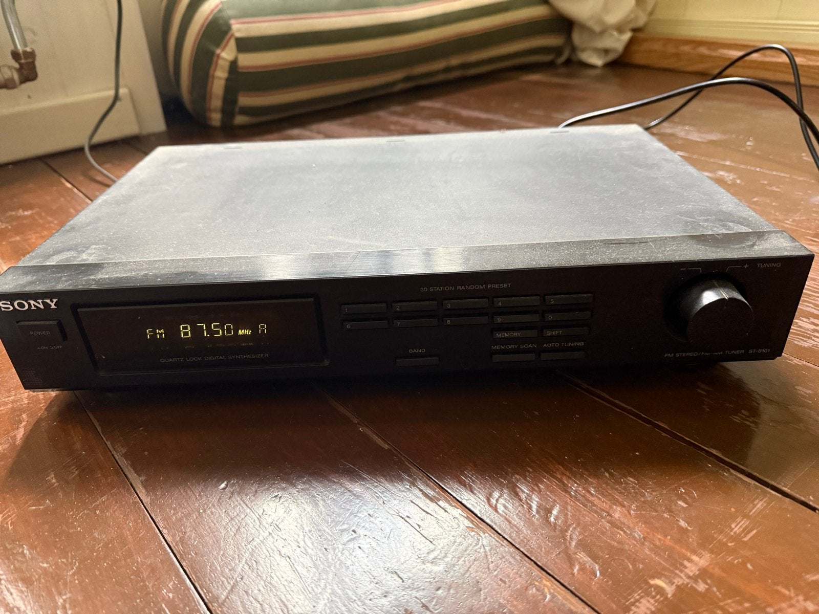 Sony ST-S101 FM Stereo/FM-AM Tuner, Audio, Tv en Foto, Ophalen of Verzenden, Gebruikt, Analoog