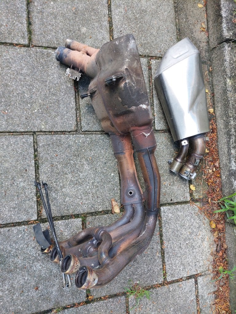 uitlaat bmw s 1000 r  2015/2019 + Demper, Ophalen of Verzenden, Gebruikt