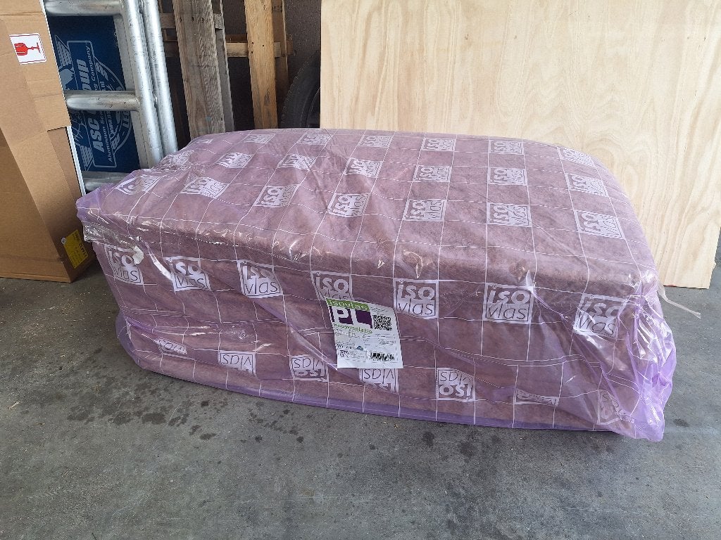 Isovlas PL80 en PL100 biobased isolatie, Ophalen, Nieuw, 15 m² of meer, 8 tot 12 cm