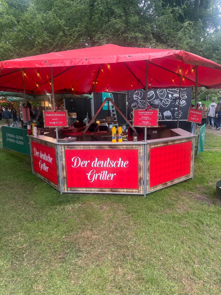 Complete Mobiele Grillkraam 'Der deutsche Griller', Ophalen of Verzenden