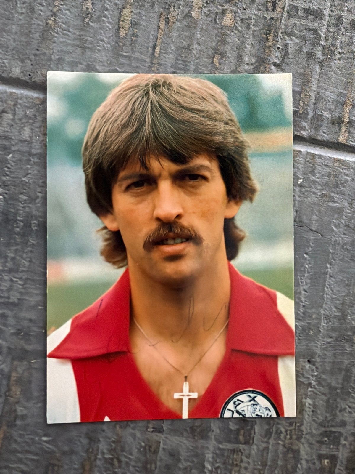 Gesigneerde spelerskaart Felix Gasselich - Ajax, Ophalen of Verzenden, Gebruikt, Ajax, Spelerskaart