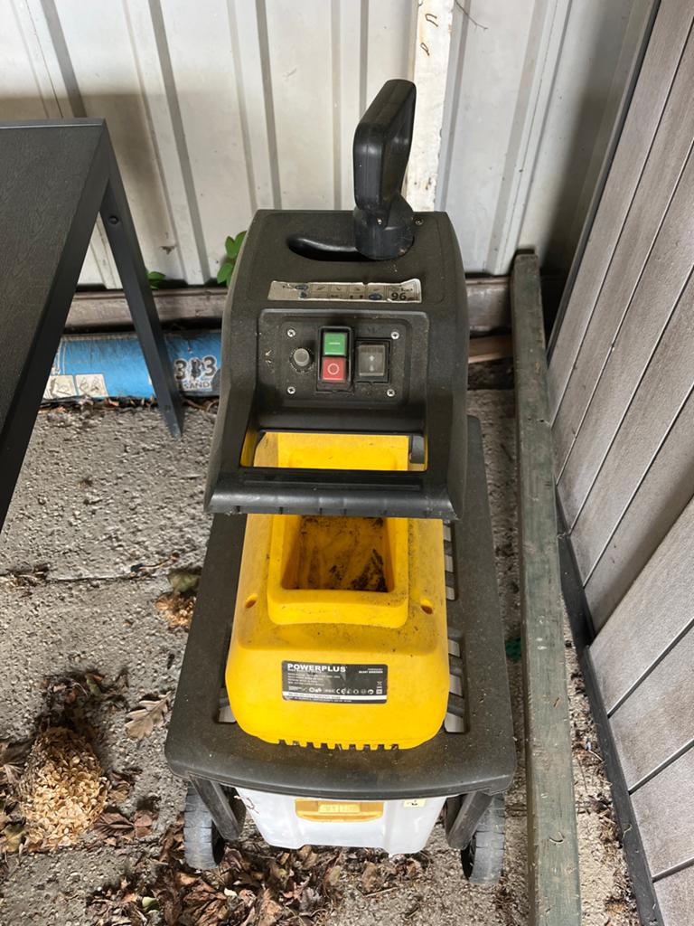 Powerplus POWXG6461 Stille Hakselaar - Gebruikt, Ophalen of Verzenden, Zo goed als nieuw, Elektrisch