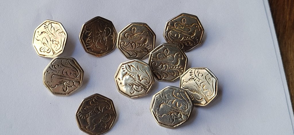Zilver klederdacht kopen eind 19e eeuw.de duifjes gelderland, Antiek en Kunst, Ophalen of Verzenden, Zilver