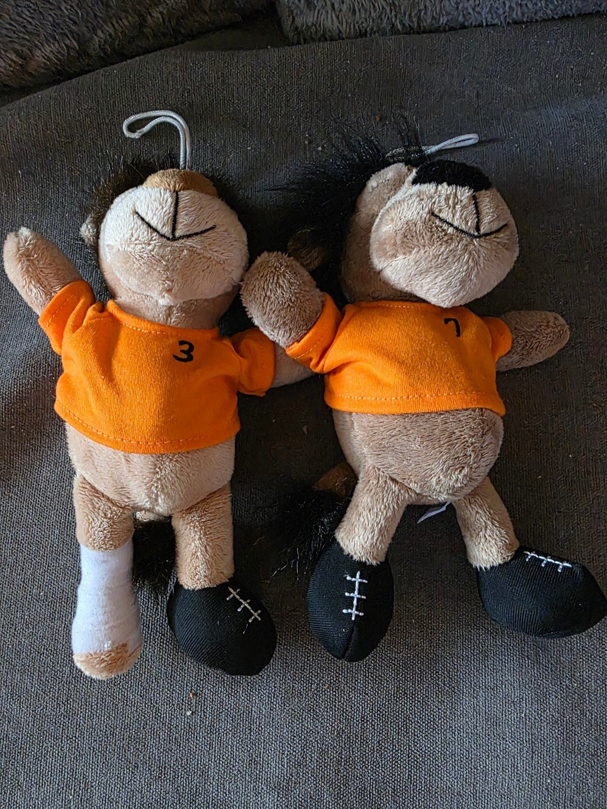 Oranje Leeuw Knuffels - WK/EK Voetbal Mascottes, Kinderen en Baby's, Speelgoed | Knuffels en Pluche, Oranje, Gebruikt, Overige karakters