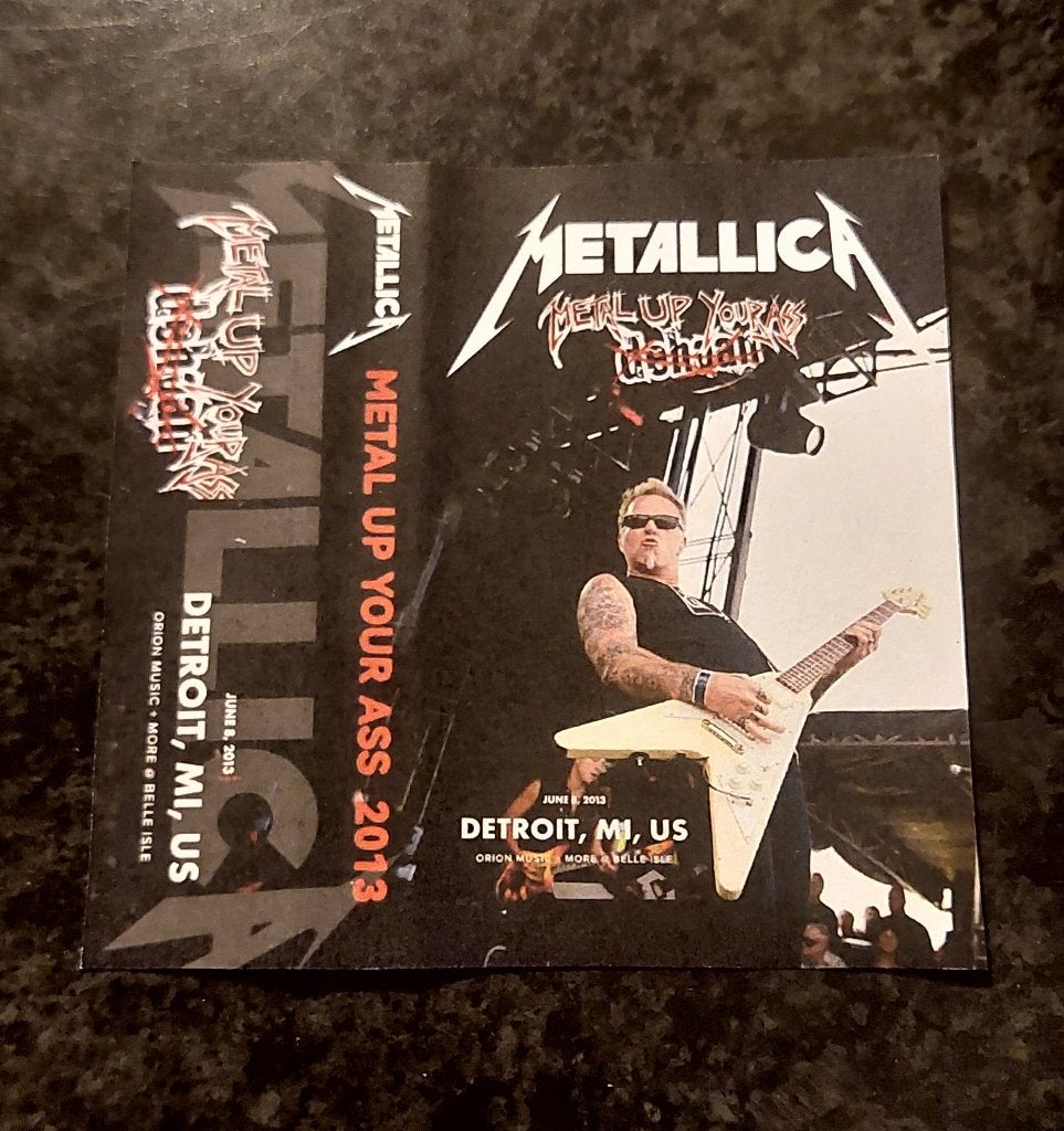 Metallica - Metal Up Your Ass 2013 Live Cassettebandje, Gebruikt, Verzenden, 1 bandje, Voorbespeeld