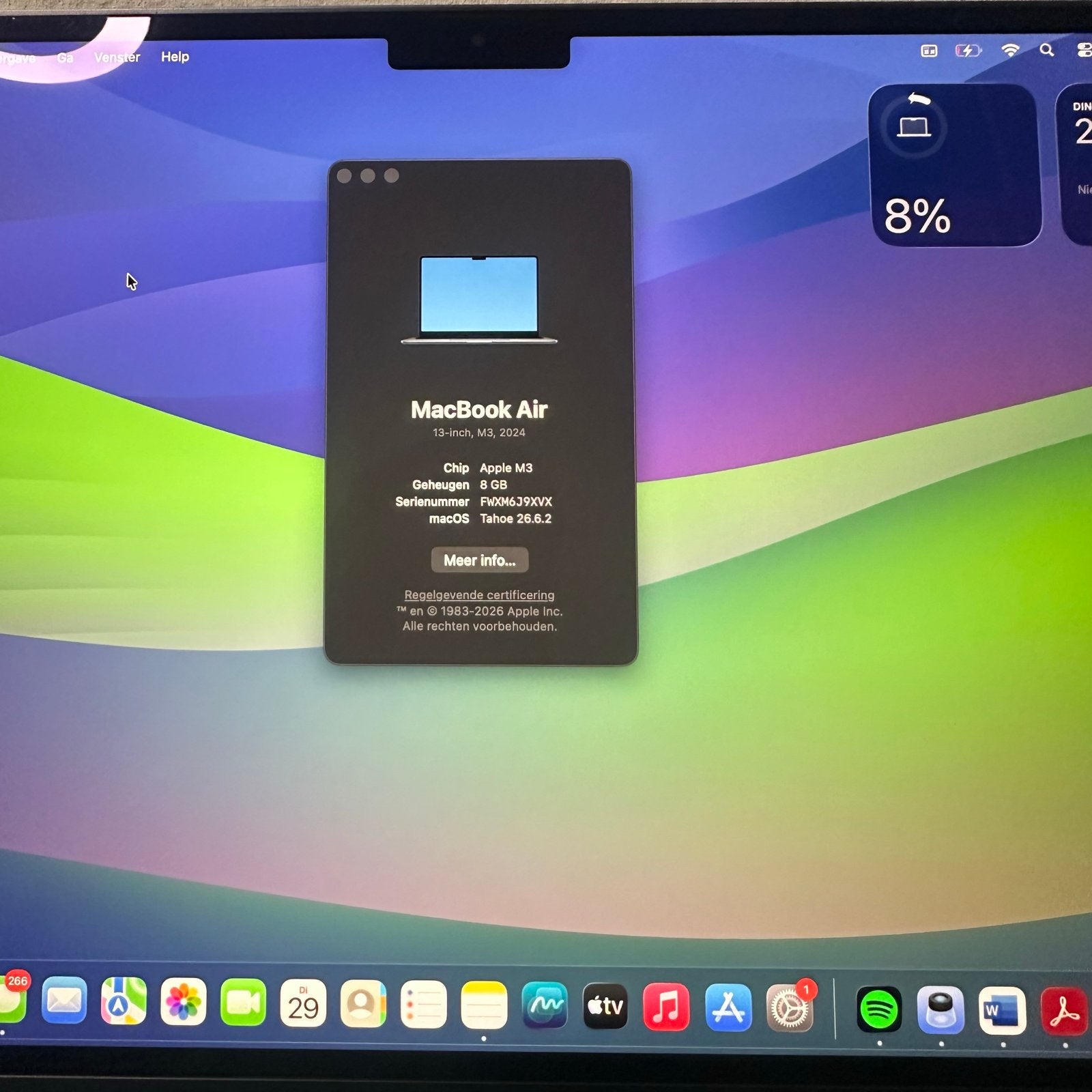 Foto 6 van MacBook Air 13-inch M3 (2024) - Zo goed als nieuw