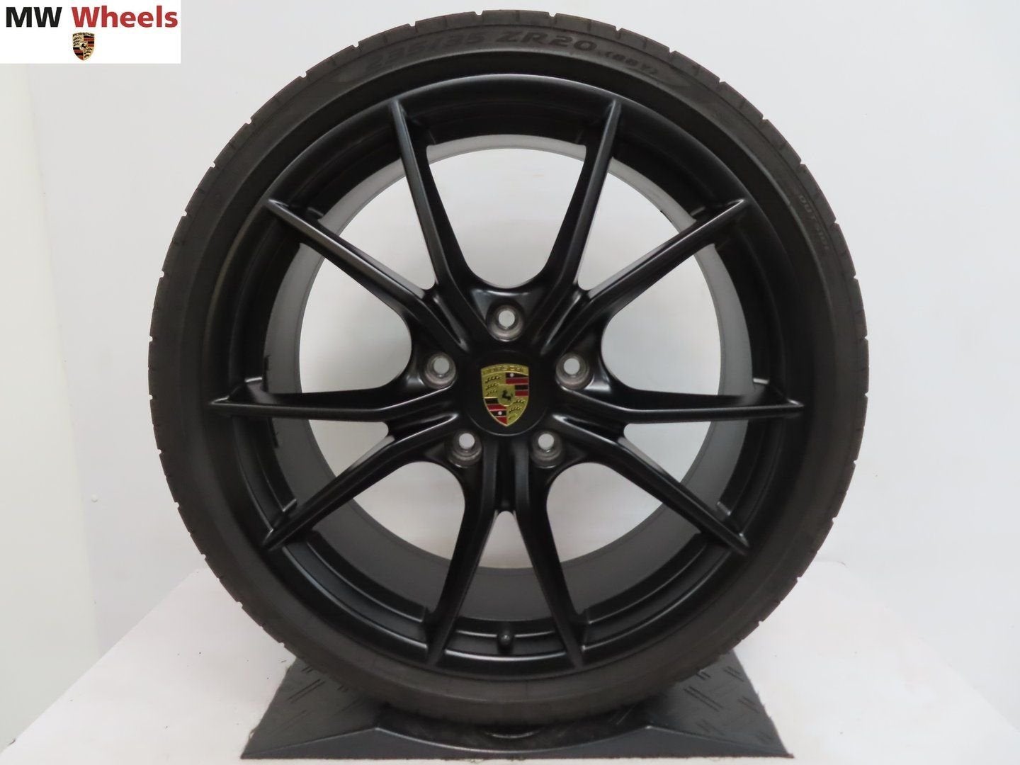Porsche 20 inch velgen Boxster Cayman 718 982 zomerbanden, Gebruikt, -, -, Banden en Velgen