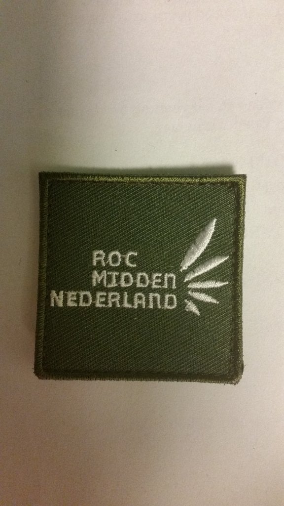 Borstembleem / patch ROC Midden Nederland, Verzenden, Landmacht, Nederland, Embleem of Badge