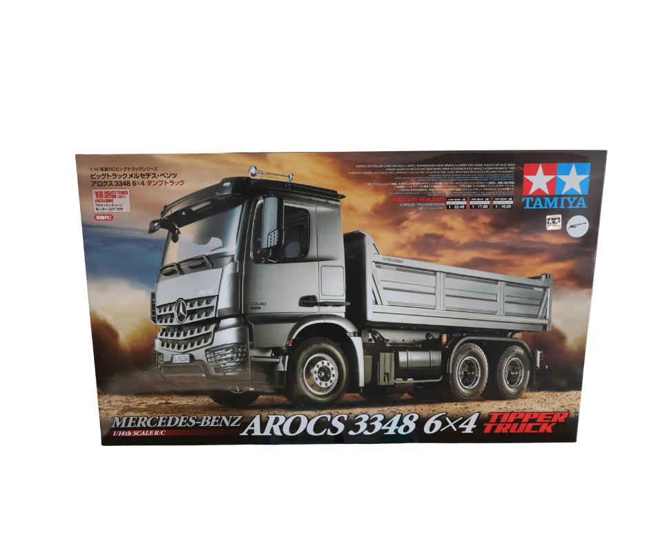 Tamiya 1/14 MB Arcos 3348 3Achs Hinterkipper, Hobby en Vrije tijd, Modelbouw | Radiografisch | Auto's, Elektro, Schaal 1:14, Nieuw