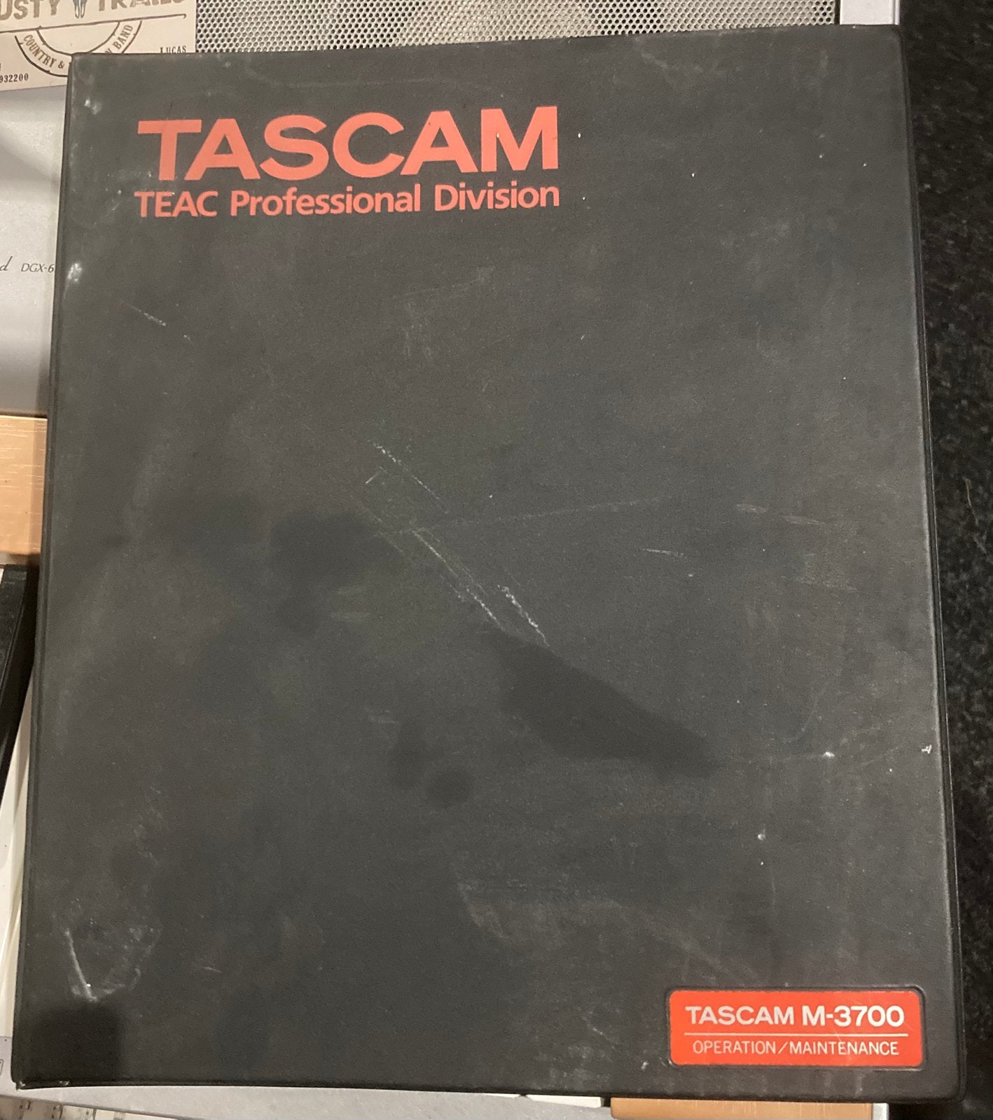 TASCAM M3700 originele manuel, Ophalen of Verzenden, Instrument