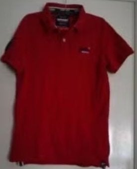als nieuw Polo shirt SUPERDRY premium katoen rood M, Verzenden, Zo goed als nieuw, Maat 48/50 (M), Rood