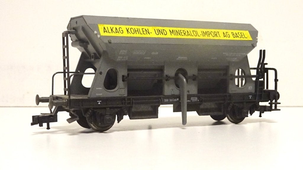 Fleischmann 4 diverse wagons - KOOPJE, Gebruikt, Gelijkstroom, Fleischmann, Wagon