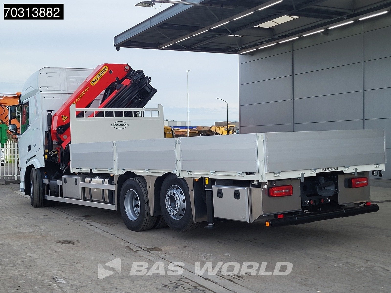 DAF XF 480 6X2 COMING SOON! NEW Palfinger PK41002 EH Crane L, Auto's, Automaat, Stof, Euro 6, Wit