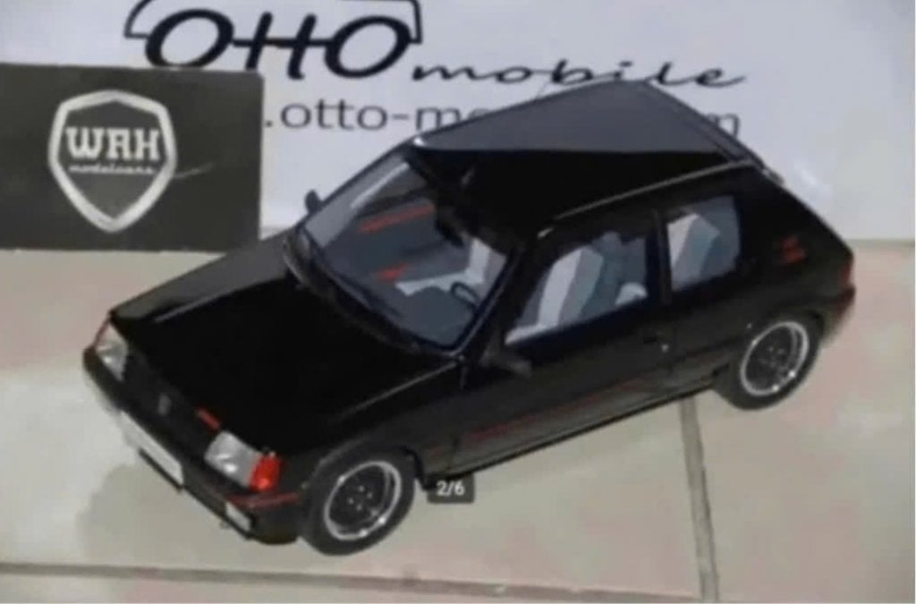 1:18 Peugeot 205 GTi Gutmann Otto mobile OT796 in box WRH, Verzenden, Zo goed als nieuw, Auto, OttOMobile