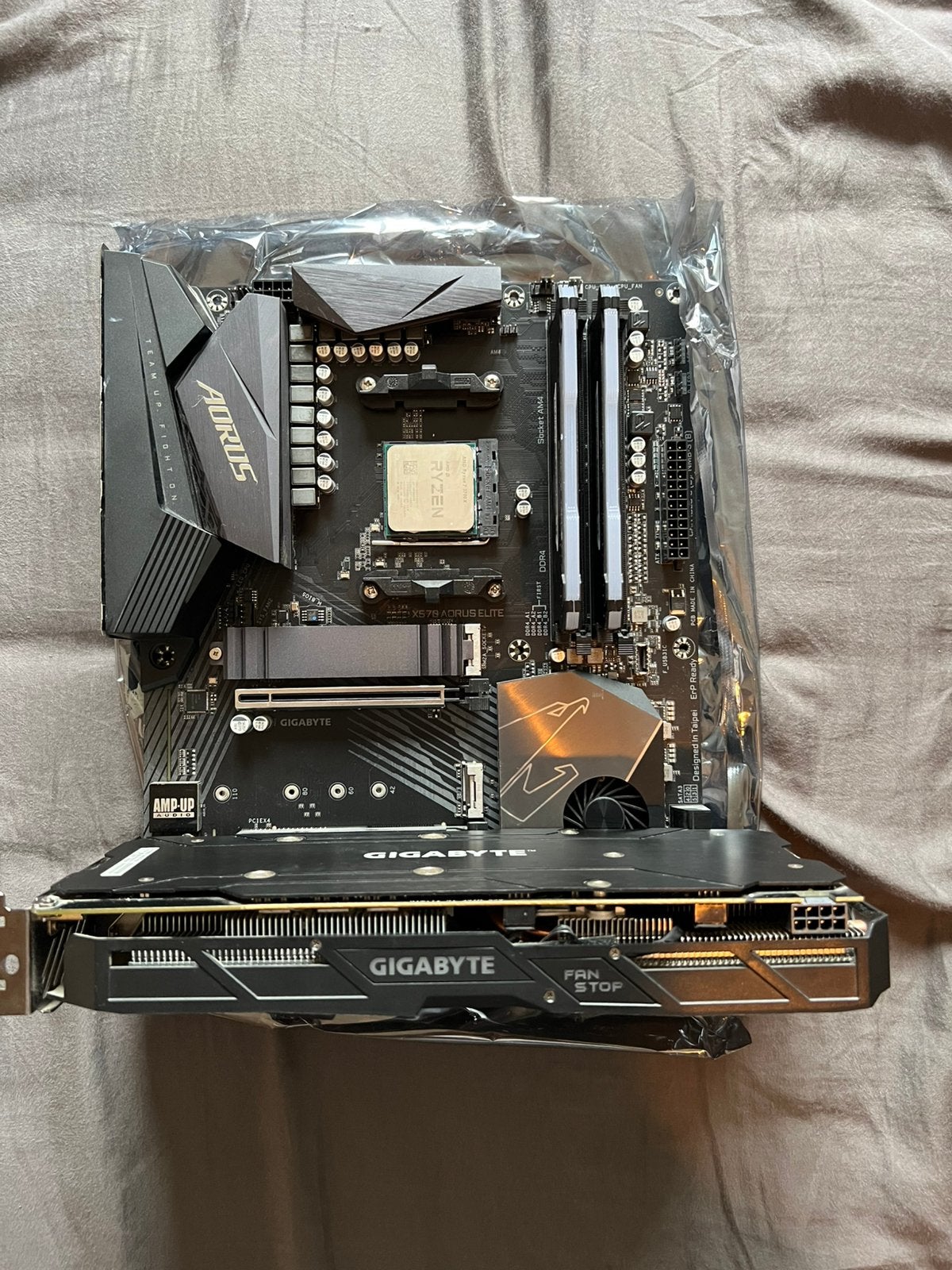 Ryzen 7 3700X, X570 Aorus Elite,16GB DDR4 3200, GTX 1060 6GB, Computers en Software, Ophalen of Verzenden, Zo goed als nieuw, DDR4