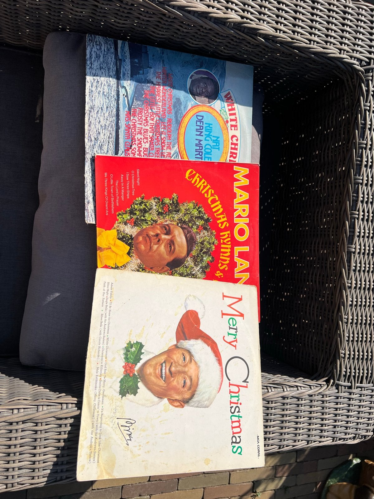 Kerst LP's: Bing Crosby, Mario Lanza, Nat King Cole, Dean Ma, Ophalen of Verzenden, Gebruikt, Kerst, Album