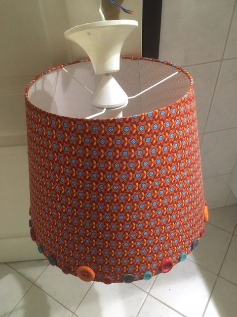 hanglamp kinderkamer, Kinderen en Baby's, Oranje, Handgemaakt, Ophalen of Verzenden, Zo goed als nieuw