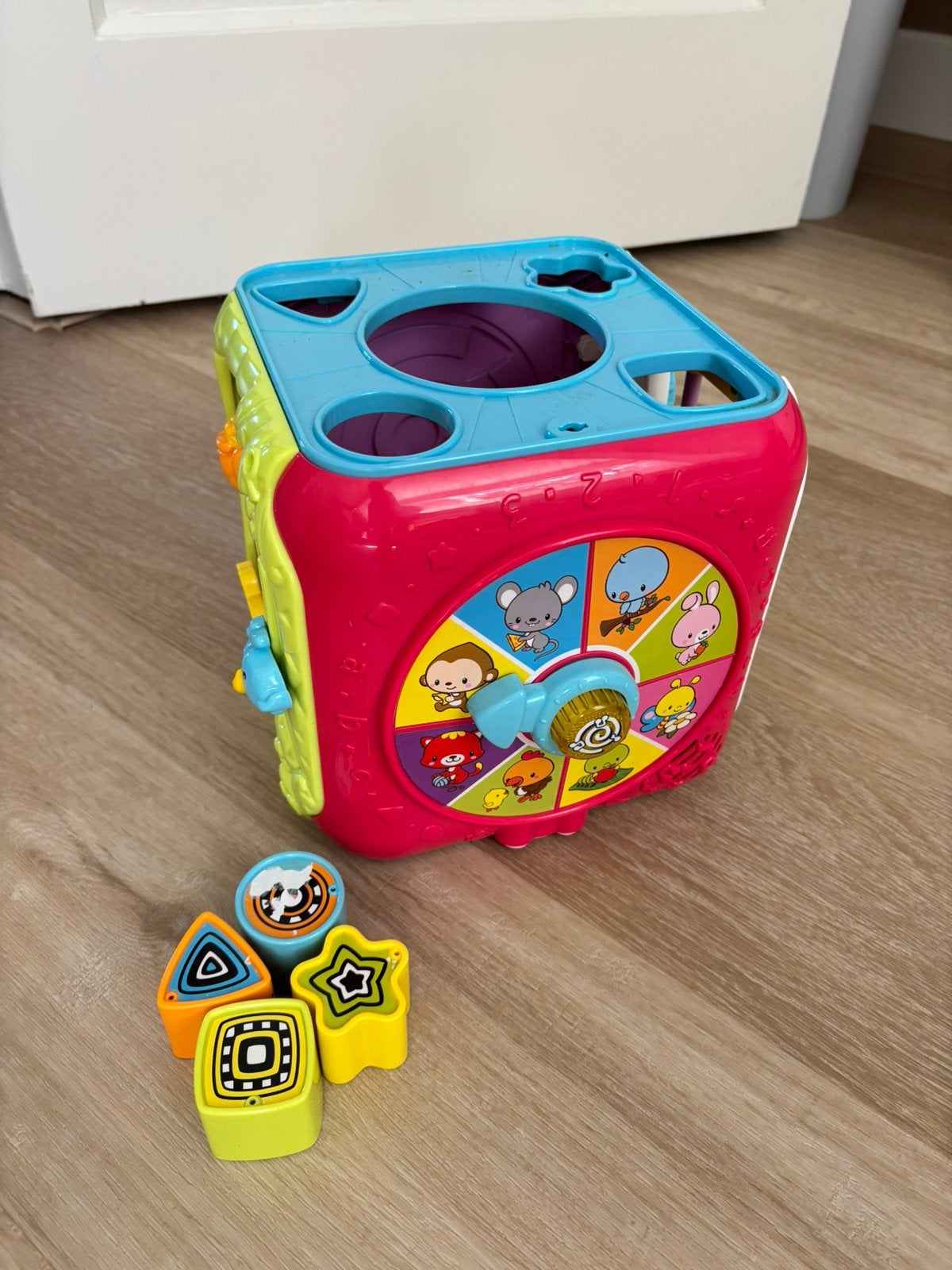 VTech Baby activiteiten kubus - roze, Ophalen, Zo goed als nieuw, Overige typen