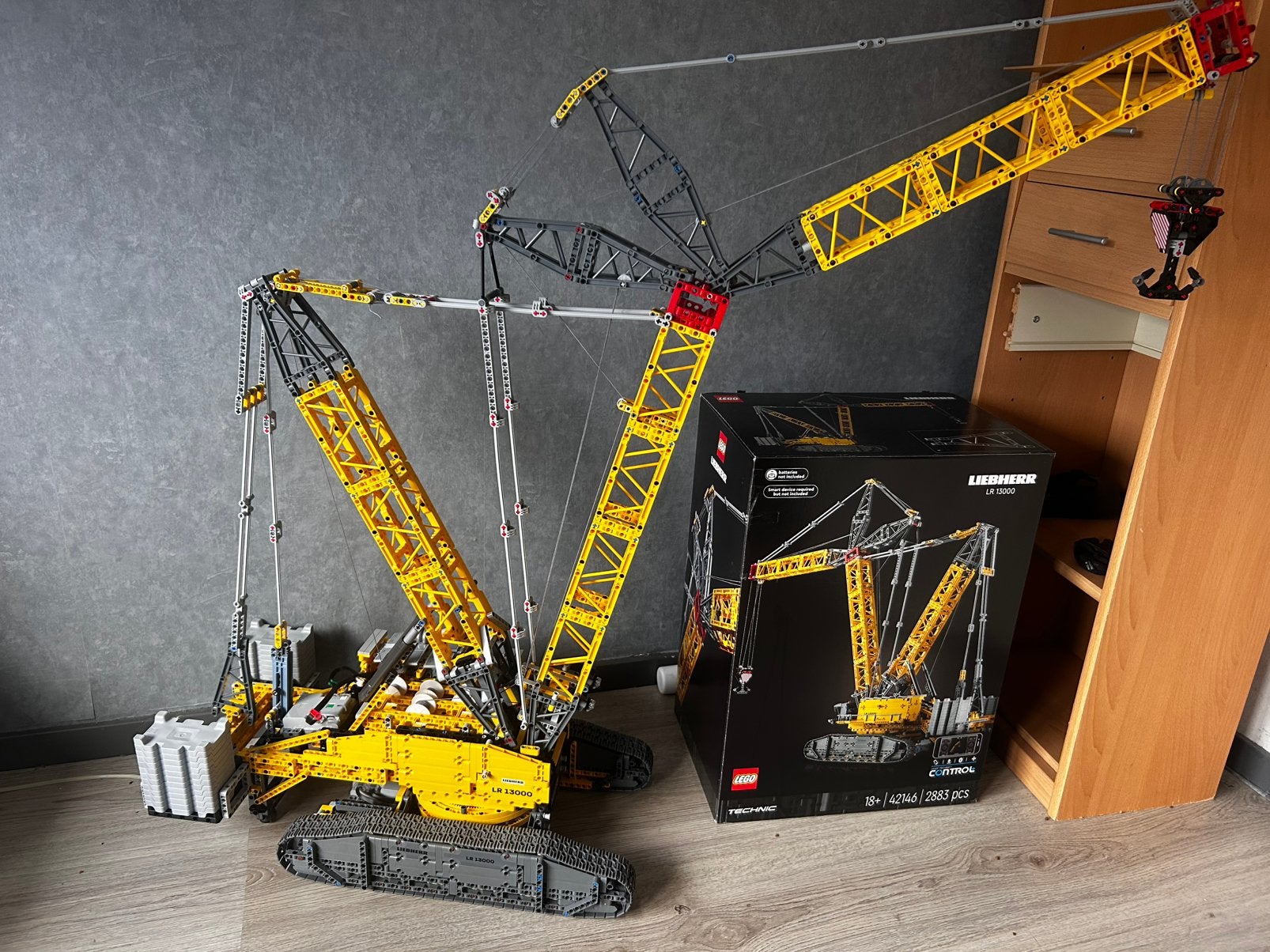 Lego technic liebherr lr 13000, Compleet, Lego, Ophalen of Verzenden, Zo goed als nieuw