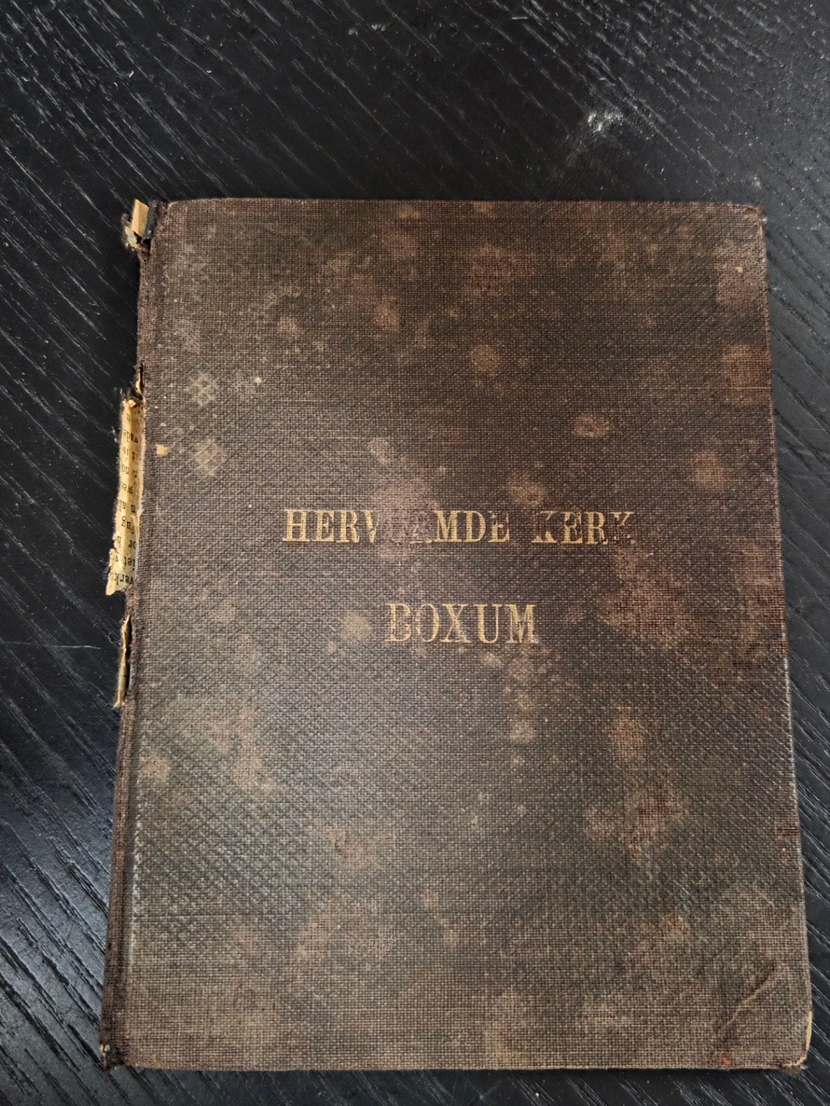 Oud Gezangboek Hervormde Kerk Boxum 1869, Antiek en Kunst, Ophalen of Verzenden, Algemeene Synode der Nederlandsche Hervormde Kerk