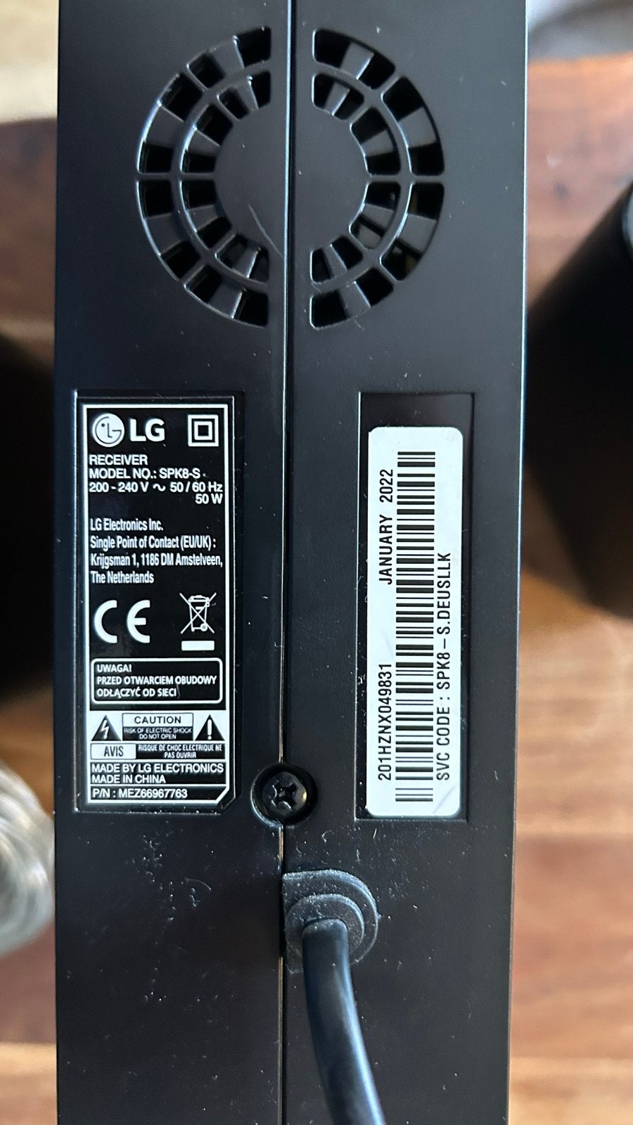 Foto 4 van LG SPK8-S Wireless Rear Speaker Kit (2022)