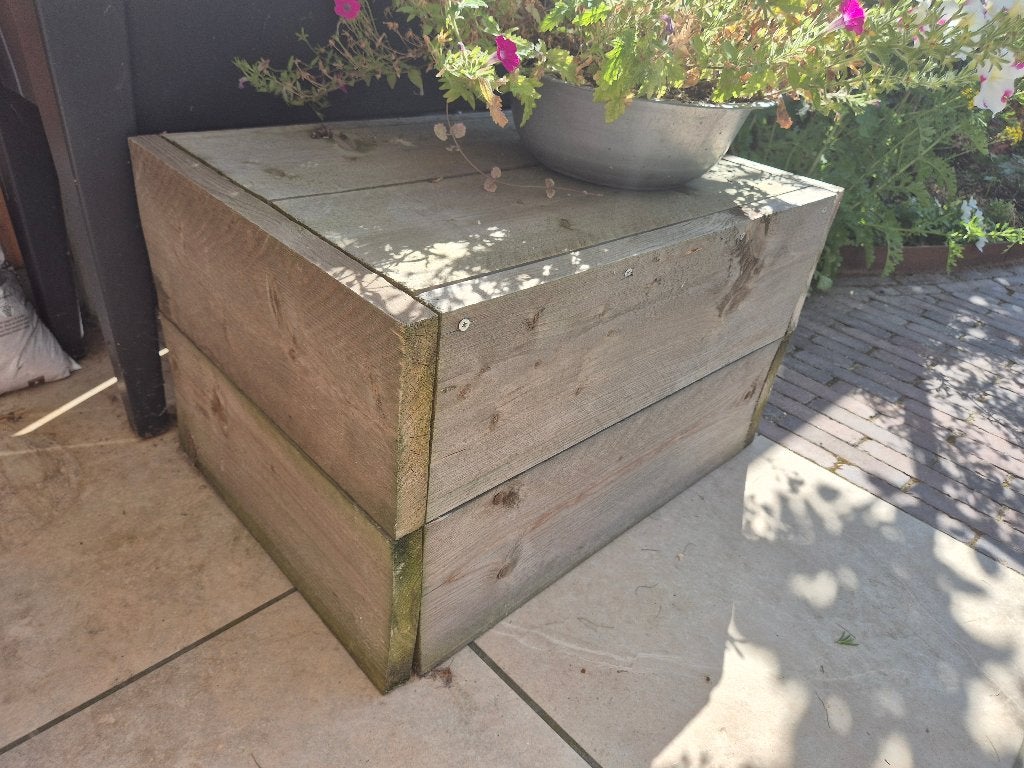 Tuin Tafeltje, Ophalen, Gebruikt, Rechthoekig, Hout