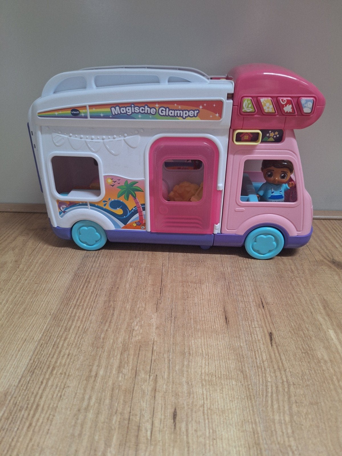 VTech Zoef Zoef Dieren Magische Glamper Camper, Ophalen, Zo goed als nieuw