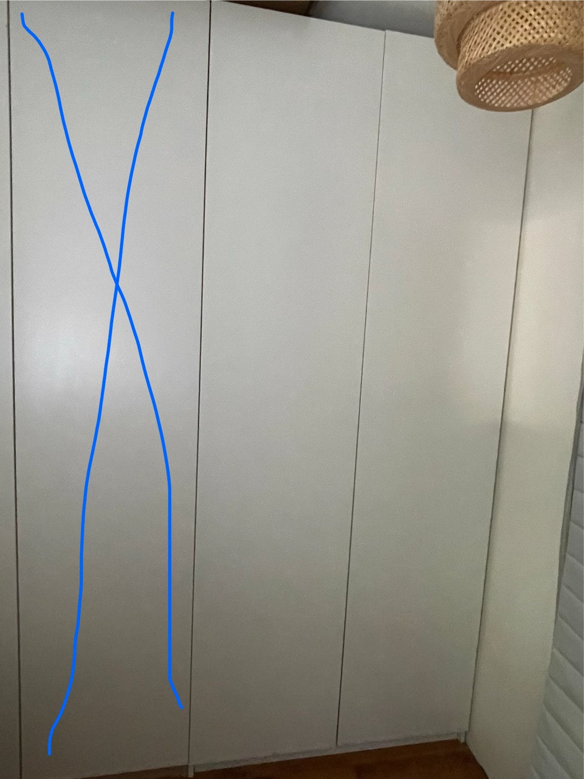 Ikea Pax kast met Forsand deuren, Ophalen, Gebruikt, 200 cm of meer, 50 tot 100 cm
