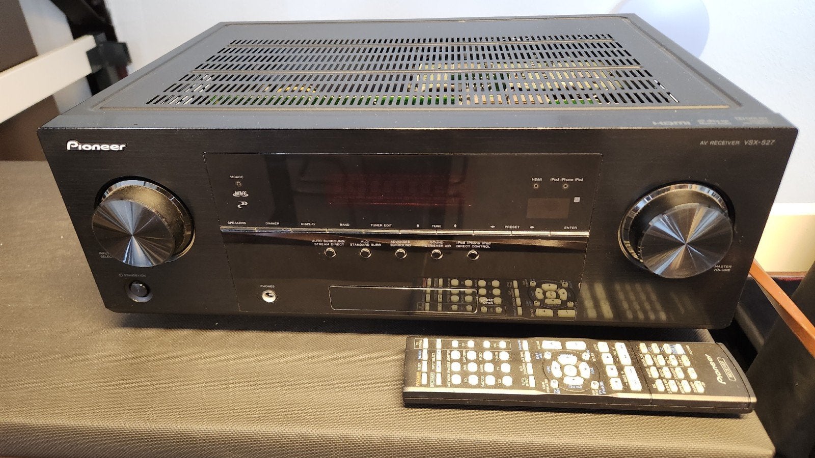 Pioneer VSX-527 AV Receiver - HDMI, DTS-HD, Dolby TrueHD, Ophalen
