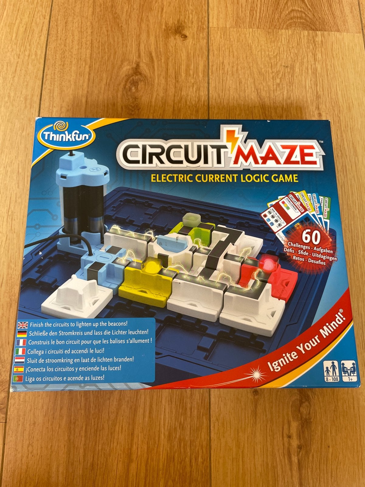 Brain breker- spel Circuit maze, Ophalen of Verzenden, Zo goed als nieuw, Elektronica, Met licht