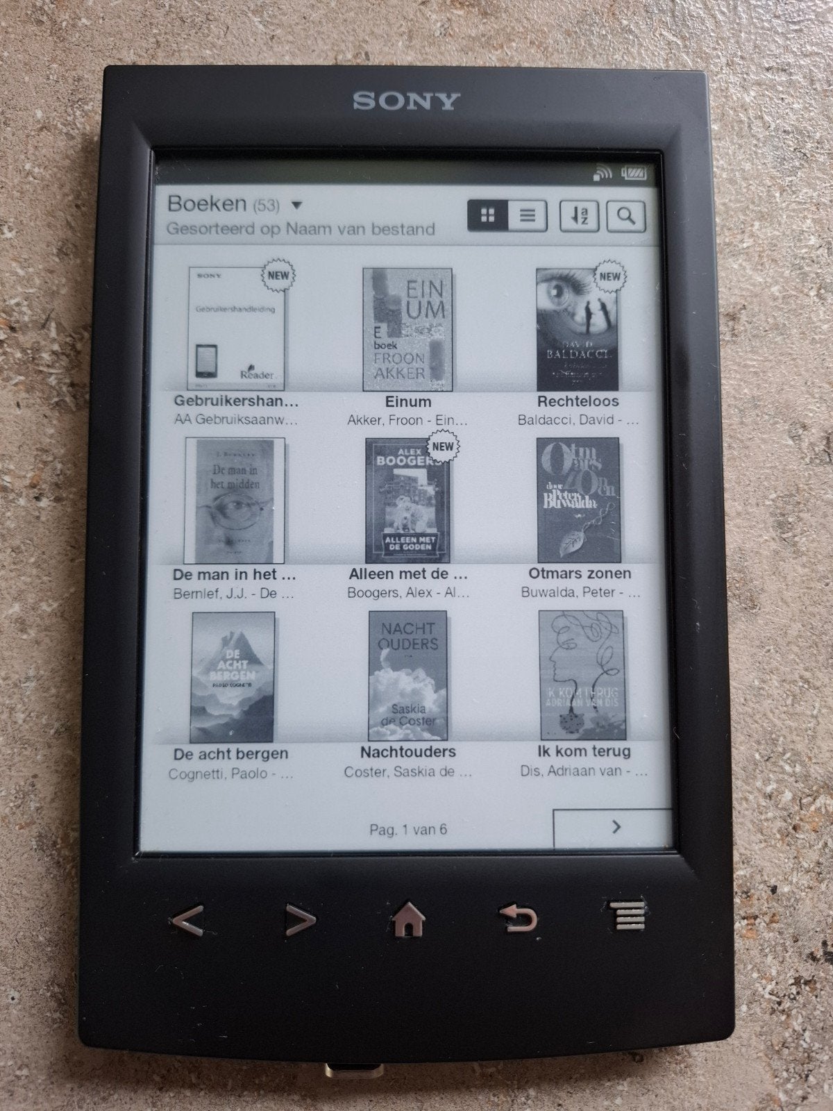 Sony e-reader PRS-T2N, Computers en Software, Ophalen of Verzenden, Gebruikt
