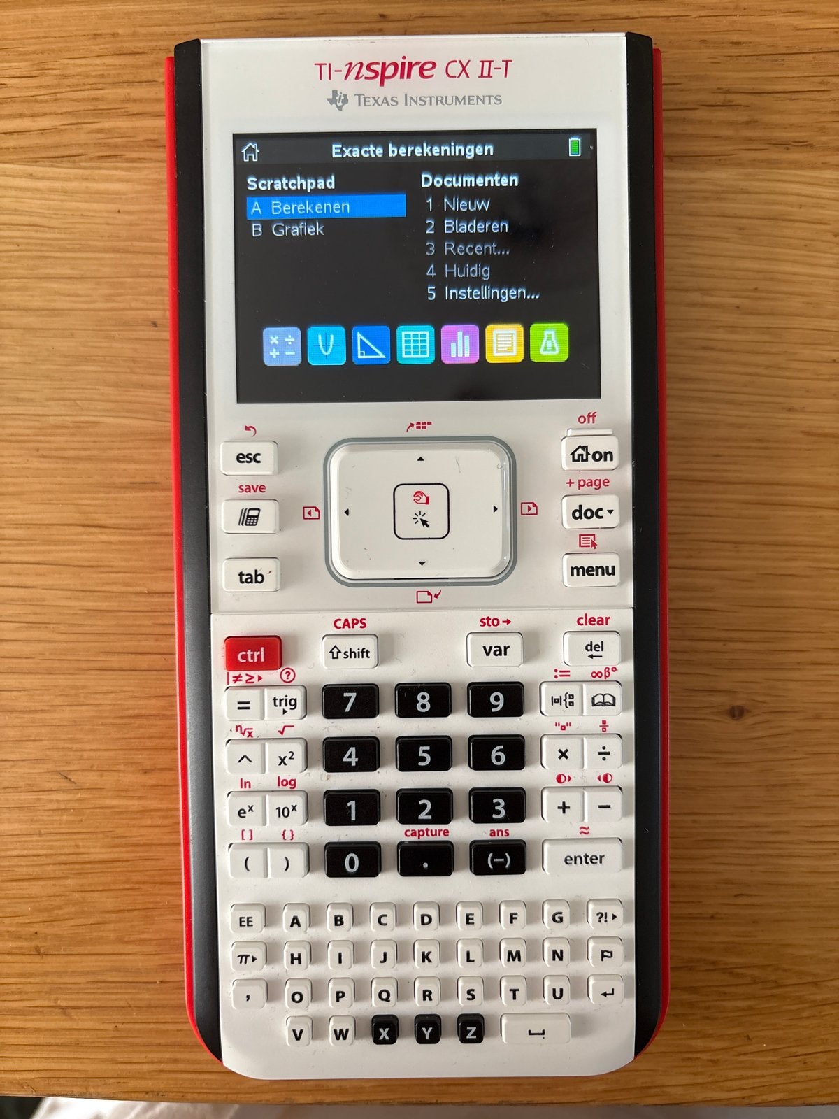 Grafische Rekenmachine: TI-nspire CX II-T, Diversen, Rekenmachines, Ophalen, Grafische rekenmachine, Zo goed als nieuw
