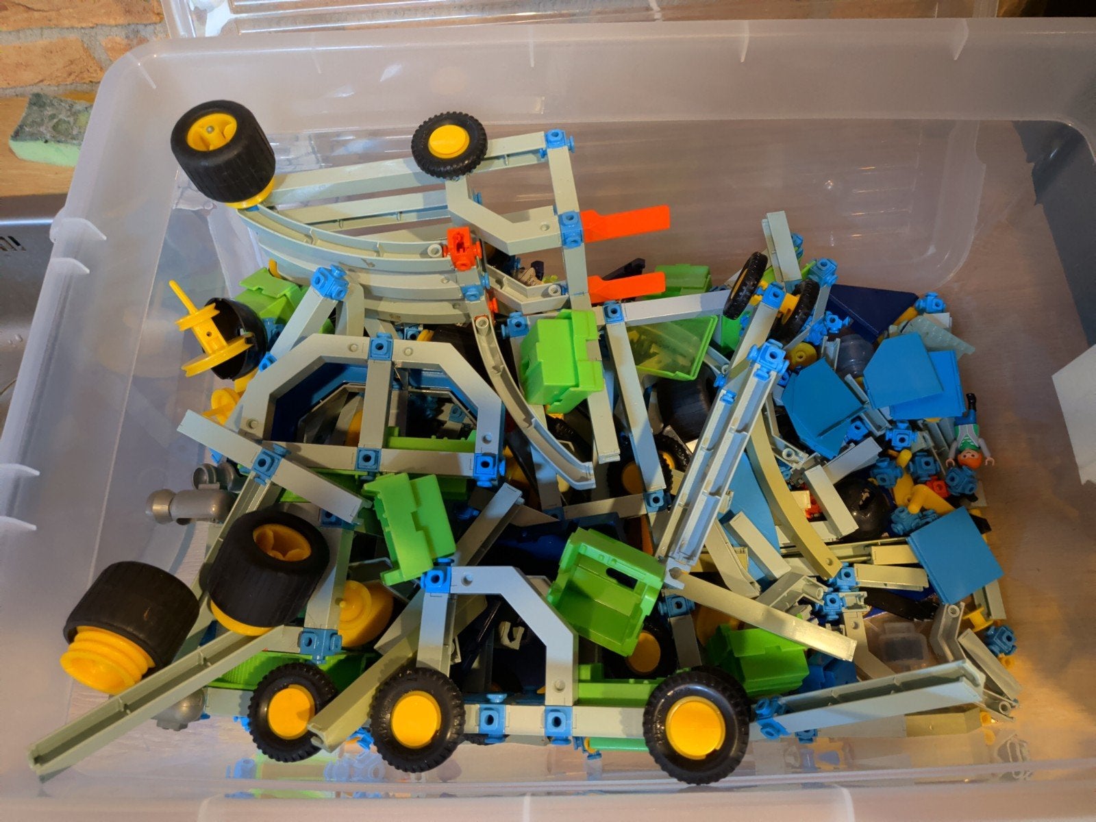 Grote partij Construx Fisher-Price bouwblokken + Power Pack, Ophalen, Gebruikt, Overige merken