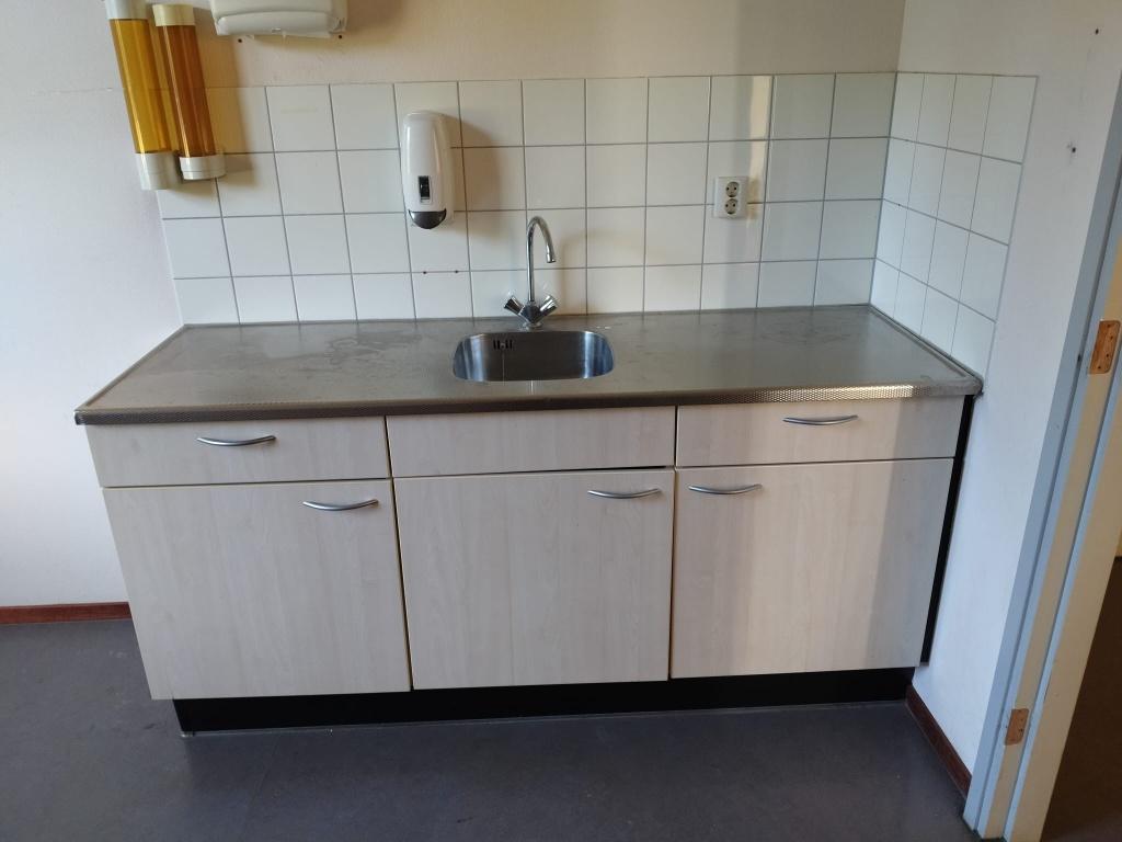 Keukens, Ophalen, Gebruikt, Crème, Enkelwandige keuken
